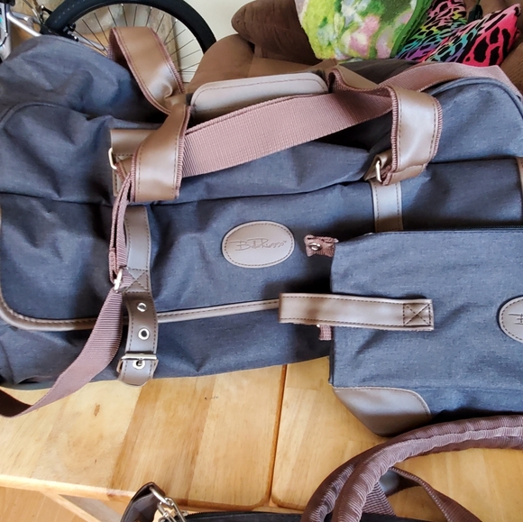 ‼️SOLD‼️ NEW Bella Russo Canvas Oxford Luugage 5 Piece Set - Picture 11 of 16